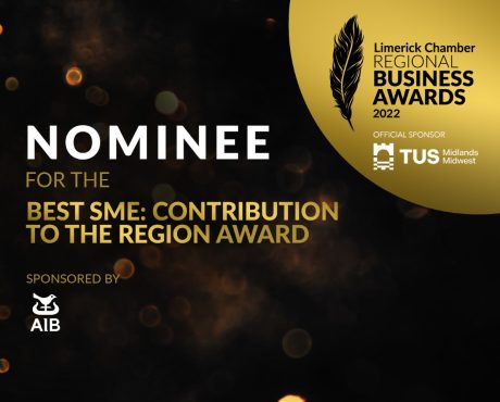 Best SME Of The Year Finalist – Limerick Chamber Regional Awards 2022