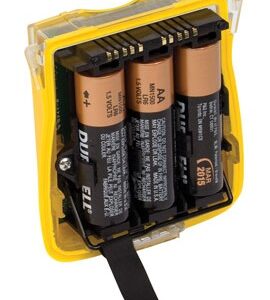 Alkaline battery pack with batteries yellow Quattro