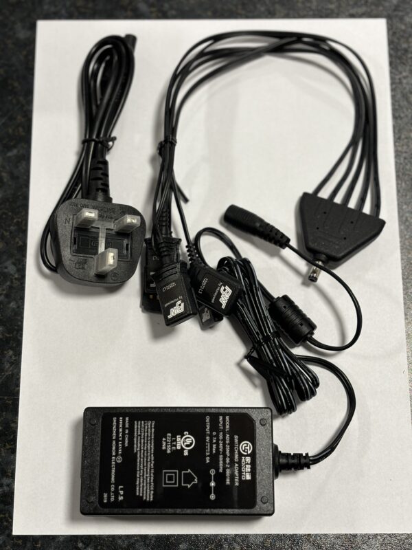 Multi-unit(5)Wall Outlet Power Adaptor UK MICROCLIP XL,X3