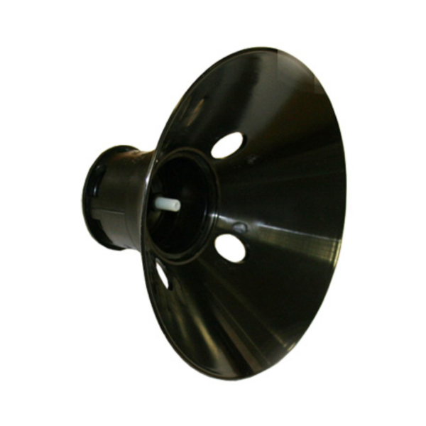 Collecting cone for use with flammable detector